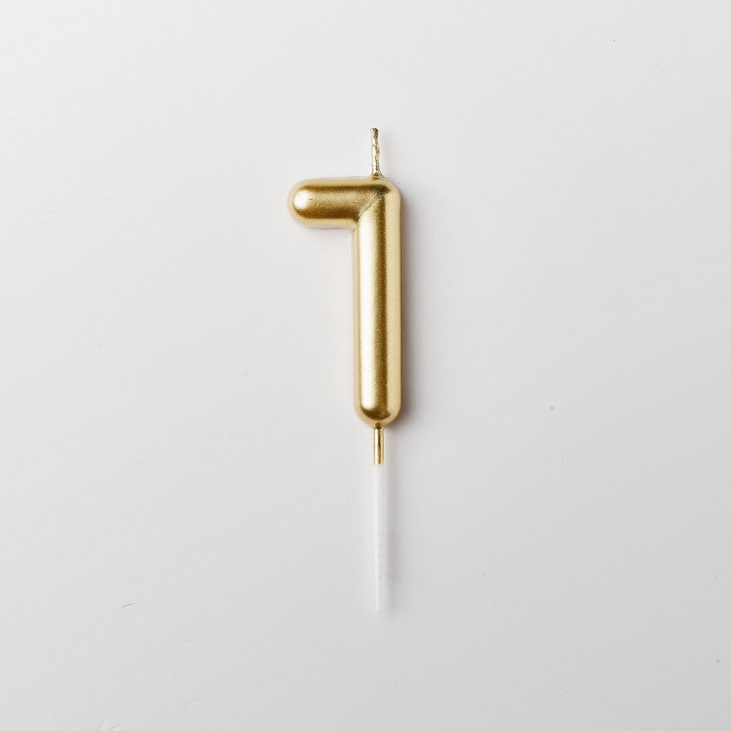 Gouden cijferkaars 1