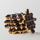 Dark chocolate waffles