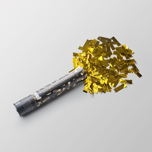 Gold confetti cannon