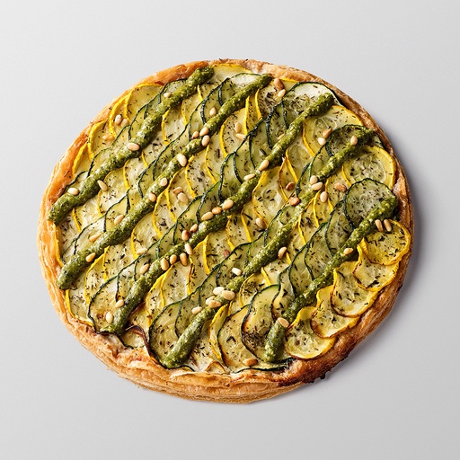 Tarte fine aux courgettes
